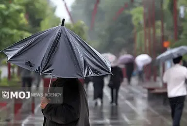 بارش باران و کاهش دما در استان‌های شمالی کشور آغاز شد