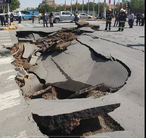 حادثه خیابان میرزا طاهر اصفهان ارتباطی به فرونشست زمین ندارد