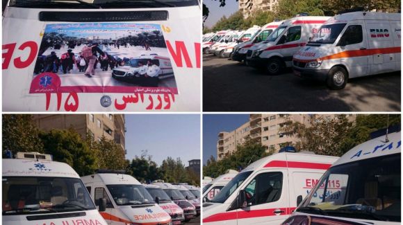 آماده باش پایگاه‌های اورژانس پیش بیمارستانی اصفهان در اربعین حسینی