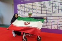 ۲ طلا، ۲ نقره و ۲ برنز دیگر برای کاروان ایران در بازی‌های پاراآسیایی