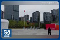 اهتزاز پرچم ایران در دهکده بازی‌های پاراآسیایی هانگژو + فیلم