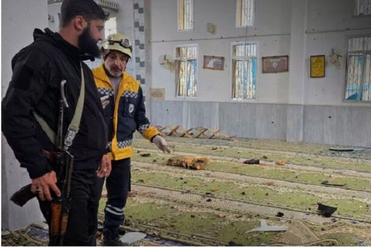 انفجار تروریستی در مسجد حمص سوریه