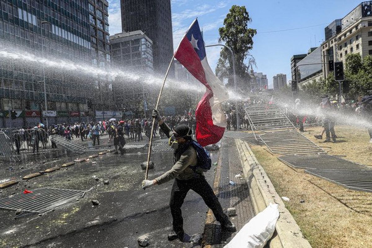 اعتراضات در شیلی وارد بیست و ششمین روز خود شد