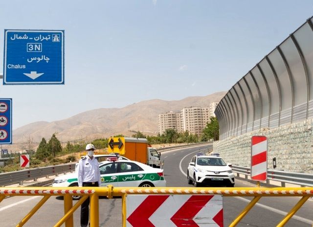 ترافیک تردد در جاده چالوس و آزادراه تهران - شمال را ممنوع کرد