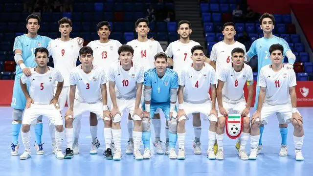 تیم ملی فوتسال پسران ایران برابر تایلند متوقف شد