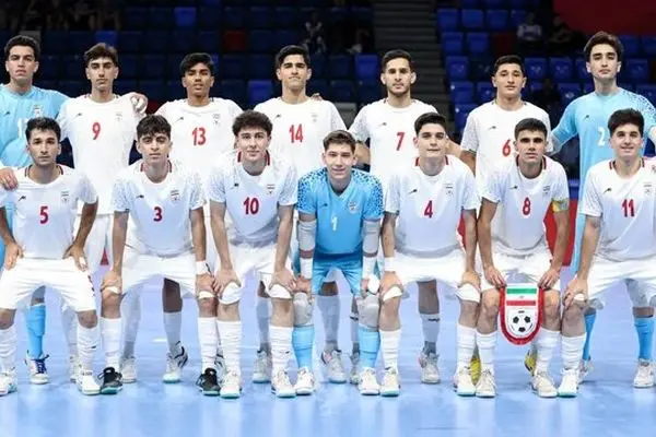 تیم ملی فوتسال پسران ایران برابر تایلند متوقف شد