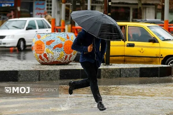 رگبار و رعد و برق مهمان ۱۵ استان کشور می‌شود