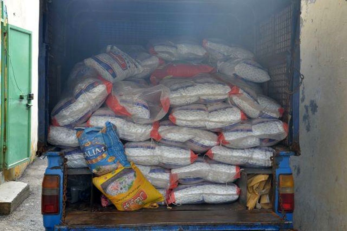 کشف 100 میلیون ریالی برنج قاچاق در رودسر  