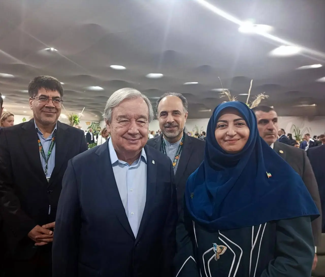 رئیس سازمان حفاظت محیط زیست با دبیرکل سازمان ملل دیدار کرد