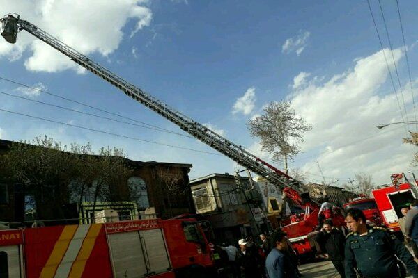 مهار آتش‌سوزی در کرمانشاه