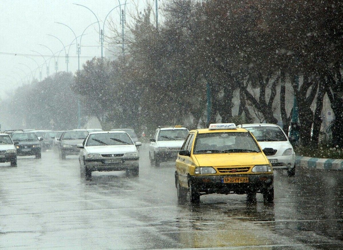 بارش برف و باران در سراسر کشور/ تهران بارانی می‌شود