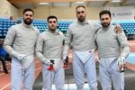 شمشیربازان سابر ایران مقام دهم جام‌جهانی مادرید را کسب کردند