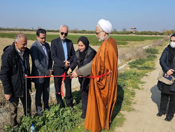 بهره برداری از پروژه پوشش بتنی کانال در ساری با اعتبار 3.2 میلیاردی