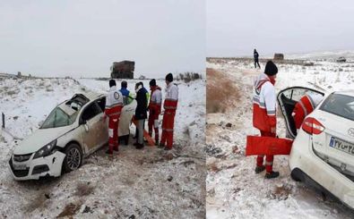 امدادرسانی هلال احمر به بیش از 490 حادثه دیده ناشی از برف و کولاک در اصفهان
