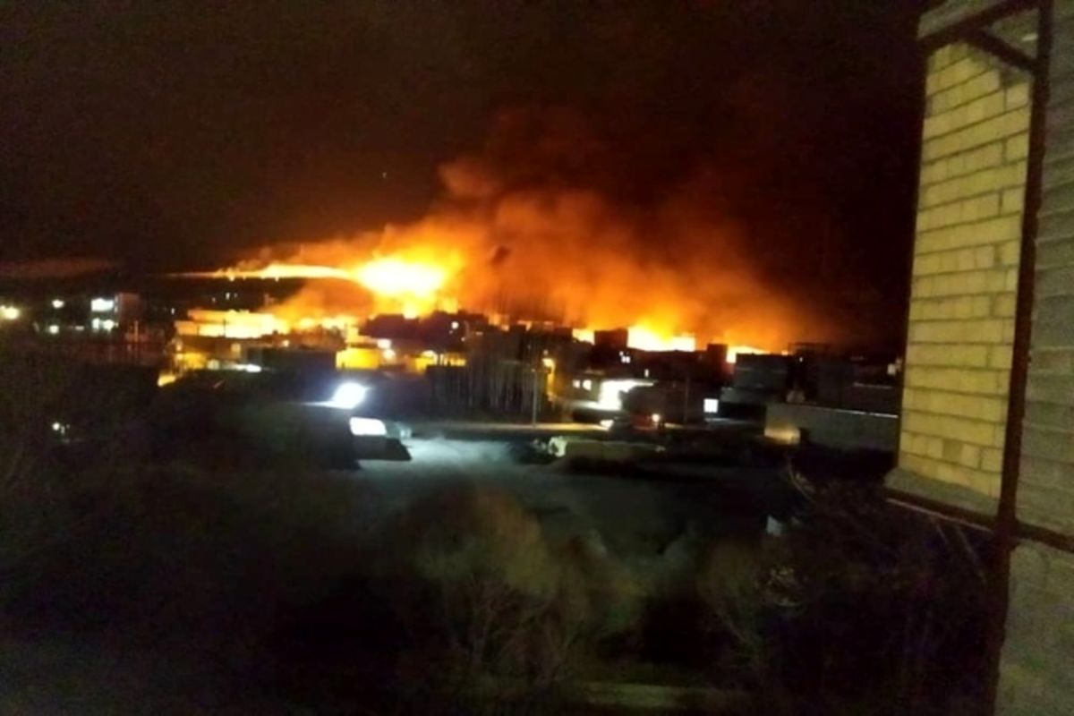 مصدومیت 5 نفر در حادثه انفجار کارخانه آجر در جاده حبیب‌آباد