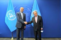 وزیر امور خارجه ایران با دبیرکل سازمان ملل دیدار کرد