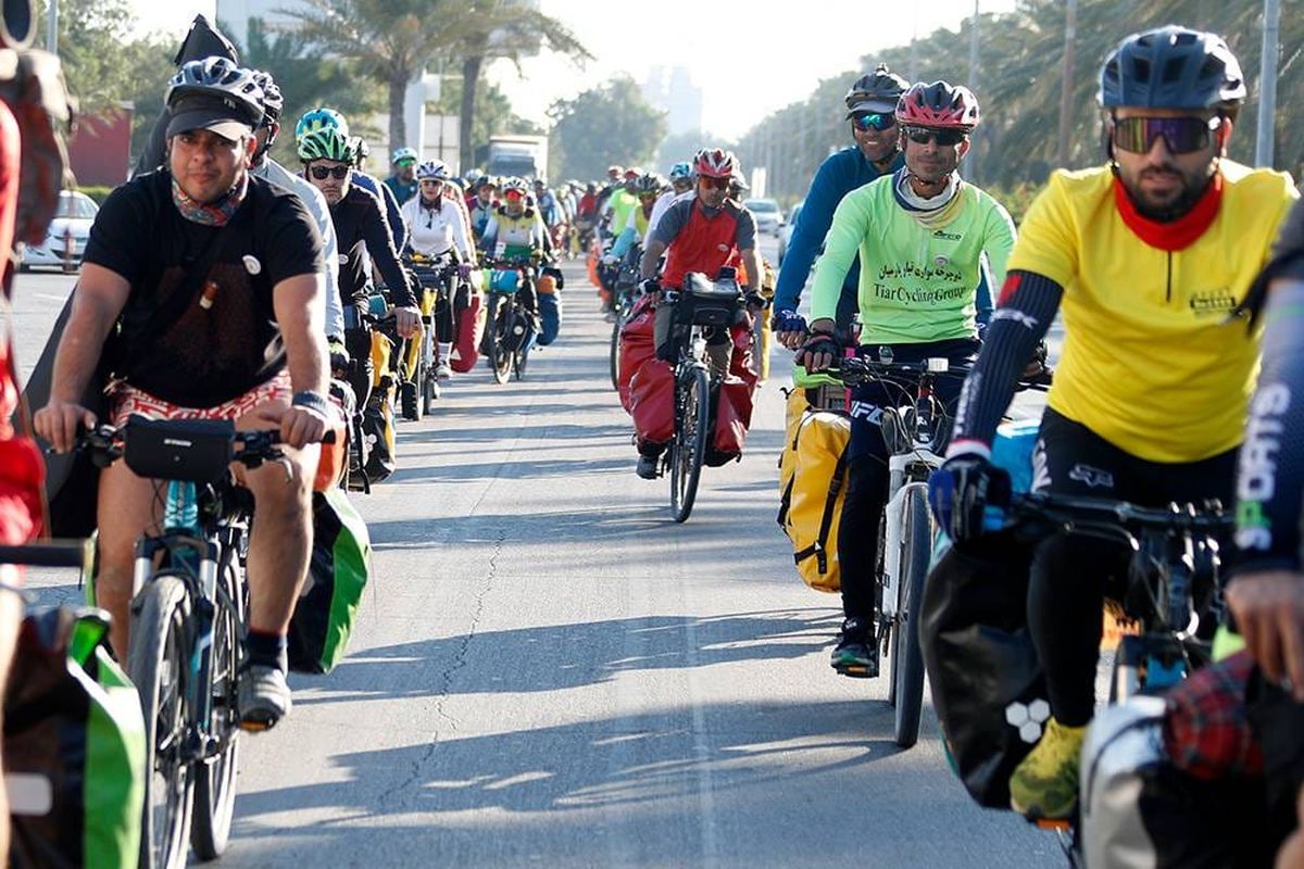 ورود تور دوچرخه سواران گردشگری از سراسر کشور به کیش