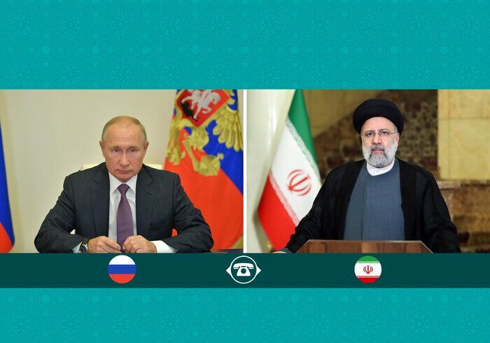روسای جمهور ایران و روسیه در خصوص همکاری‌های دوجانبه گفت‌وگو کردند