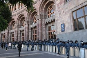 تظاهرات مخالفان پاشینیان در پایتخت ارمنستان