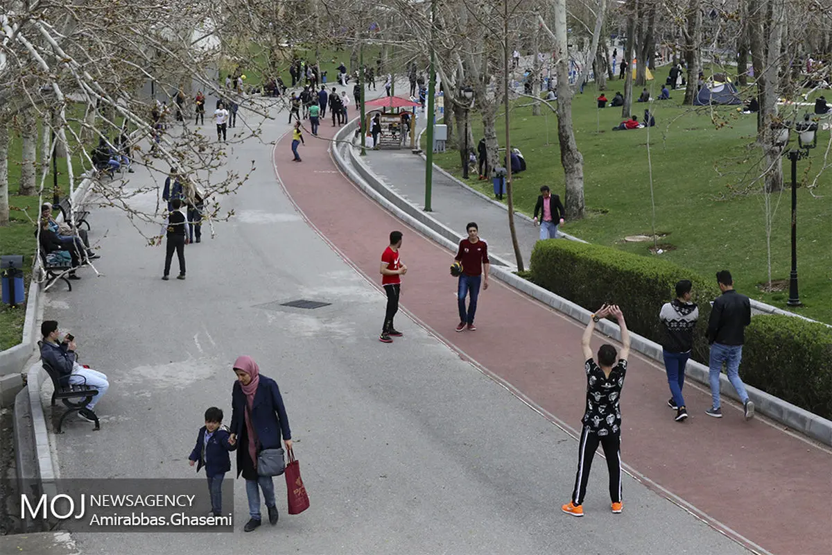 روز طبیعت در پارک ملت تهران