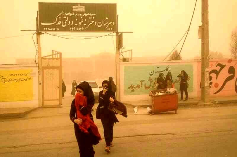 کاهش دمای هوا و گرد و غبار محلی برای خوزستانی ها