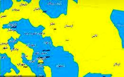 وضعیت کرونایی اصفهان، آبی شد