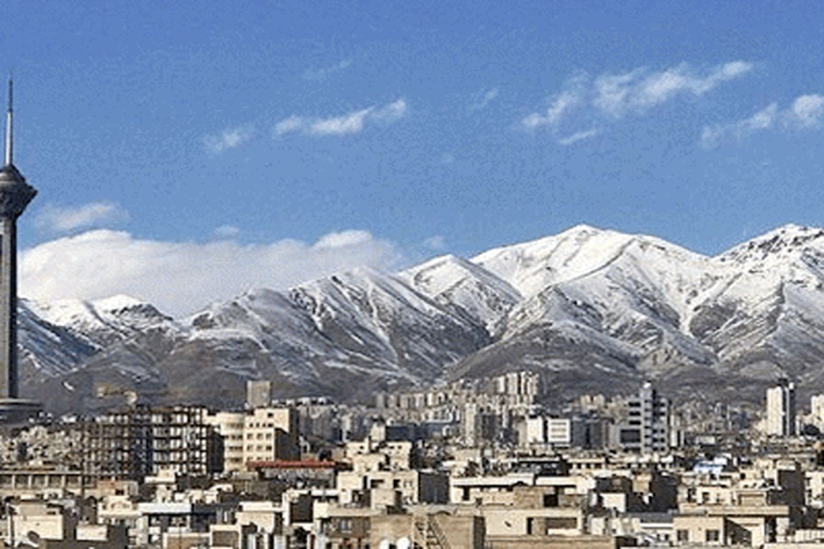 کیفیت هوای تهران ۳ دی ۱۴۰۲ / شاخص کیفیت هوای تهران روی عدد  98و سالم است