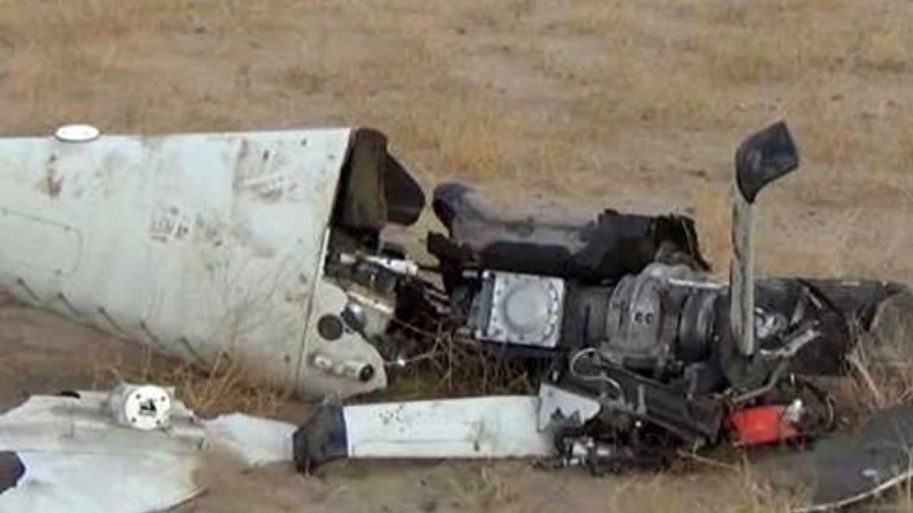 سرنگونی هشتمین هواپیمای جاسوسی متجاوزان سعودی در نجران