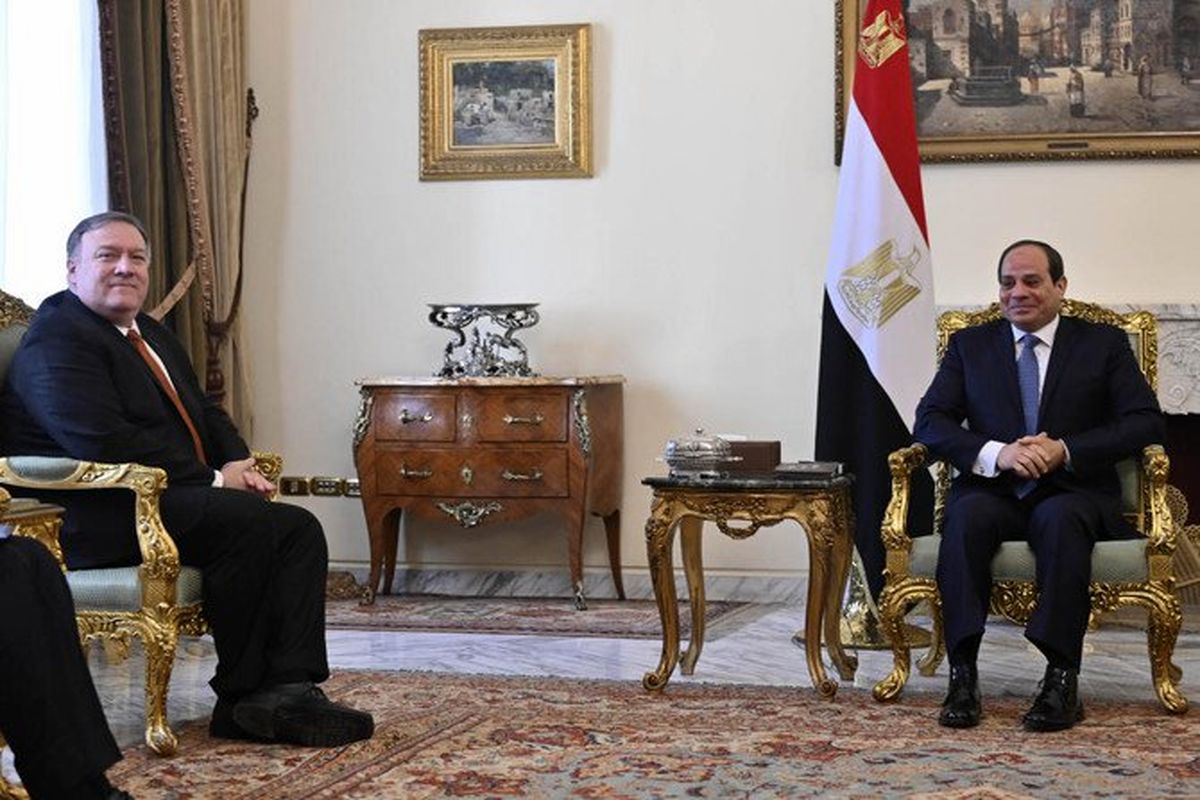 وزیر خارجه آمریکا به مصر سفر کرد