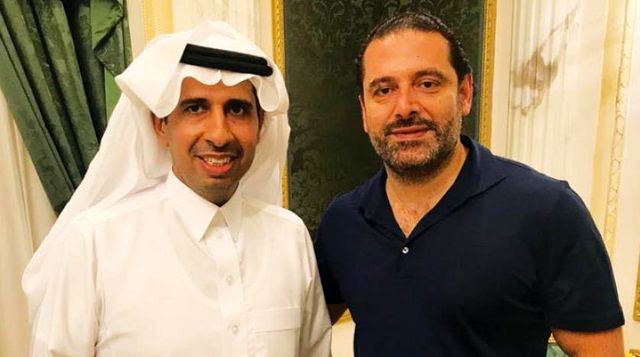 حریری تصویری از دیدارش با سفیر جدید عربستان در لبنان منتشر کرد