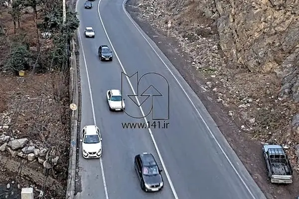 بارش برف و باران در محورهای مواصلاتی استان‌های گلستان و خراسان رضوی