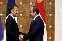 السیسی از ماکرون به دلیل حمایت از فلسطین قدردانی کرد