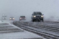 کندی تردد در مسیر سمیرم به شهرضا درپی بارش شدید برف