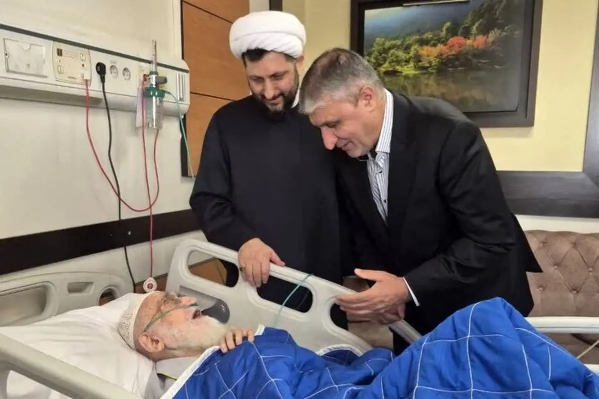 محمد اسلامی از آیتالله العظمی نوری همدانی عیادت کرد