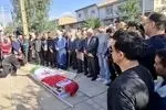 بدرقه سراسر اشک و اندوه برای صابر کاظمی در گلستان