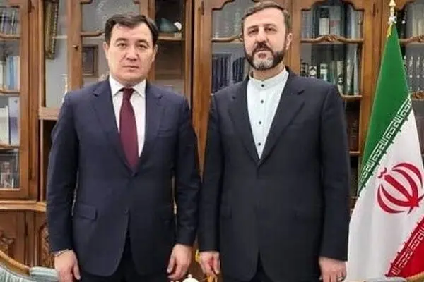 معاون وزیر خارجه قزاقستان با غریب‌آبادی دیدار کرد