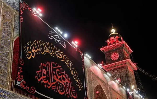حال و هوای حرم امام علی‌ (ع) در آستانه شهادت حضرت زهرا (س) + فیلم