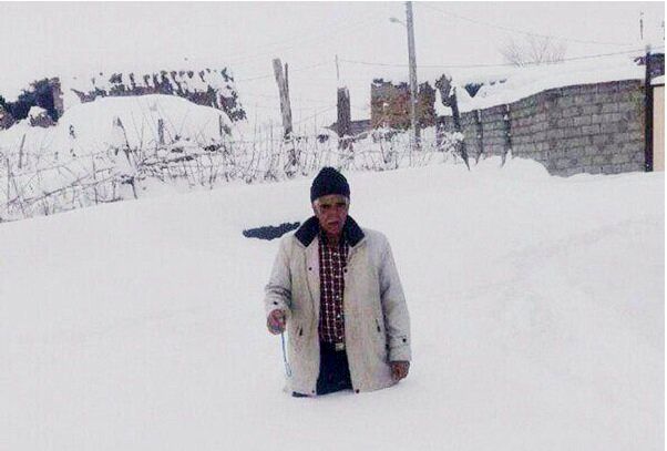 بارش 6 متری برف در شهرستان ورزقان