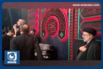 حضور رئیس‌جمهور در مراسم تاسوعای حسینی در جمع عزاداران مسجد ارک + فیلم