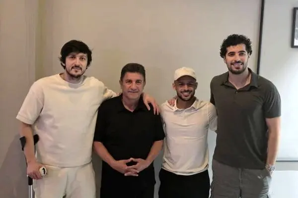 قلعه‌نویی در امارات با آزمون، قایدی و عزت‌اللهی دیدار کرد