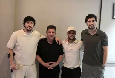 قلعه‌نویی در امارات با آزمون، قایدی و عزت‌اللهی دیدار کرد