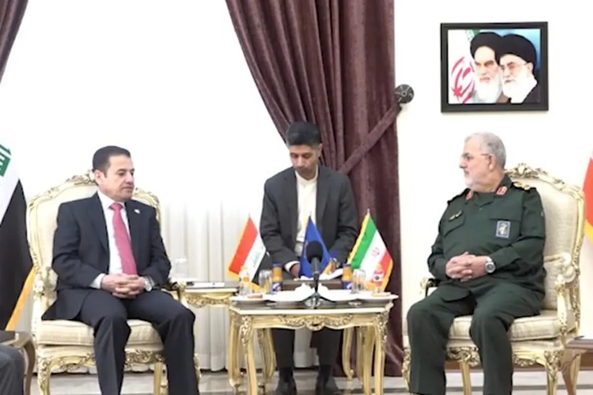 فرمانده کل سپاه پاسداران در دیدار با قاسم الاعرجی مشاور امنیت ملی عراق