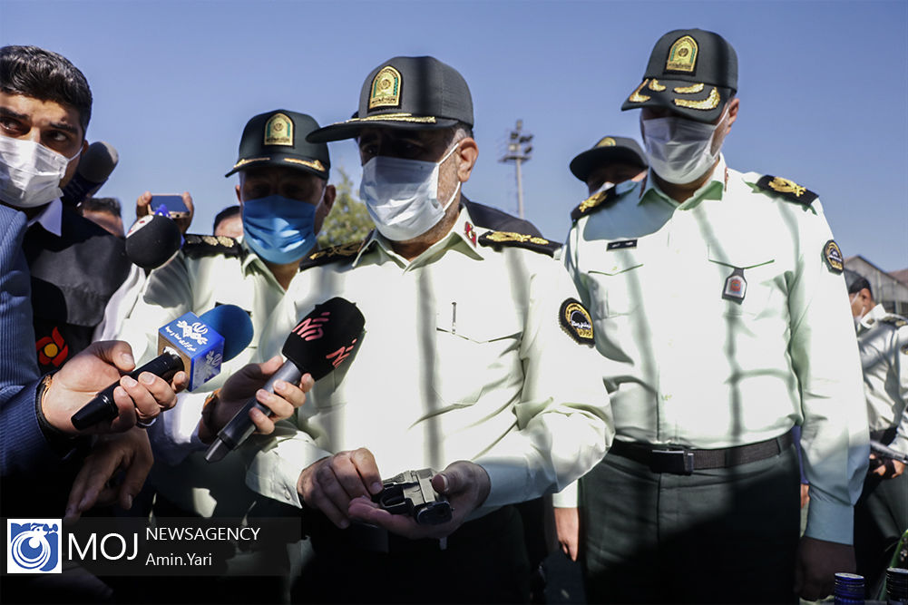 نمایشگاه کشفیات ششمین طرح ظفر پلیس تهران