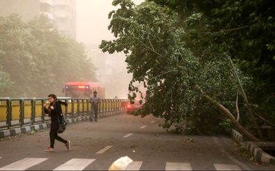 هشدار درباره وزش باد شدید در تهران