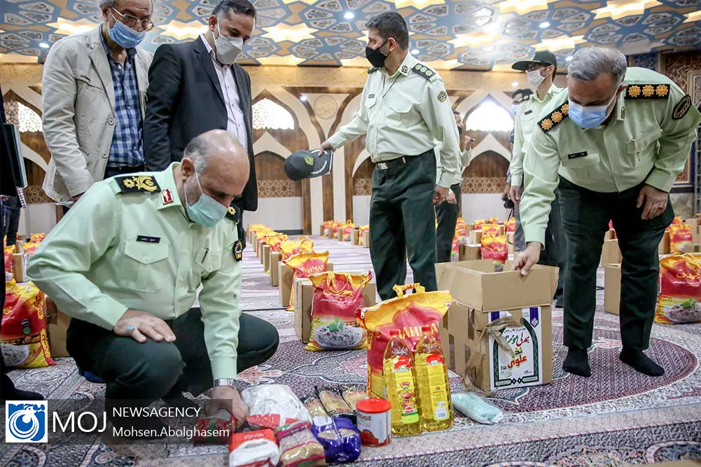 چهارمین مرحله رزمایش همدلی مومنانه نیروی انتظامی تهران بزرگ