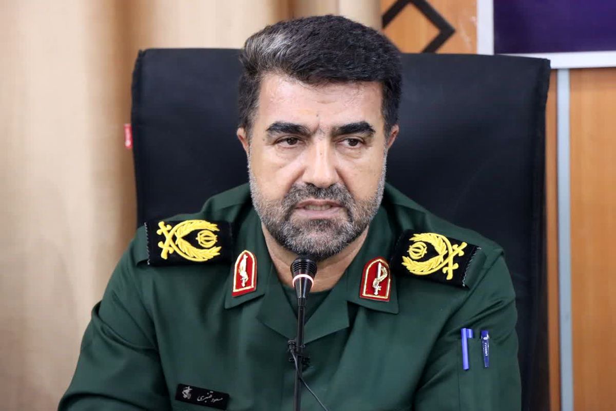 سردار مسعود قنبری جانشین سپاه حضرت نبی‌اکرم (ص) استان کرمانشاه