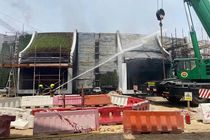 آتش سوزی در محل نمایشگاه اکسپوی دبی