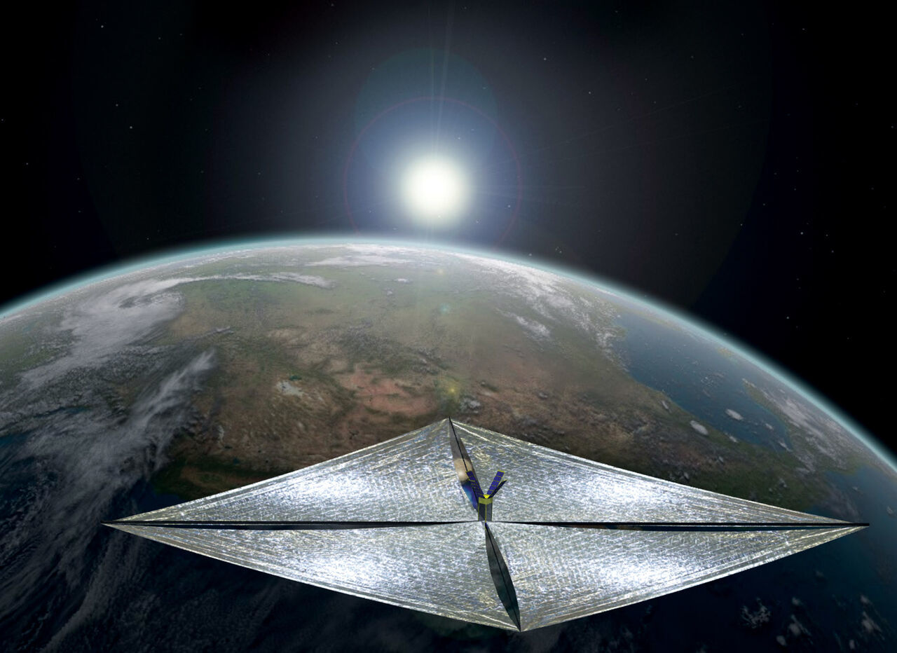 بادبان‌های خورشیدی راهنمای مسافرت بین سیارات 