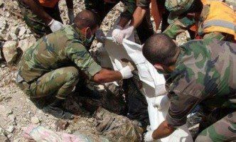 کشف گور دسته جمعی متعلق به نیروهای ارتش سوریه آزاد در ادلب