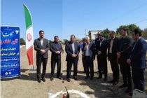 کلنگ احداث بوستان نیما در نوشهر به زمین زده شد